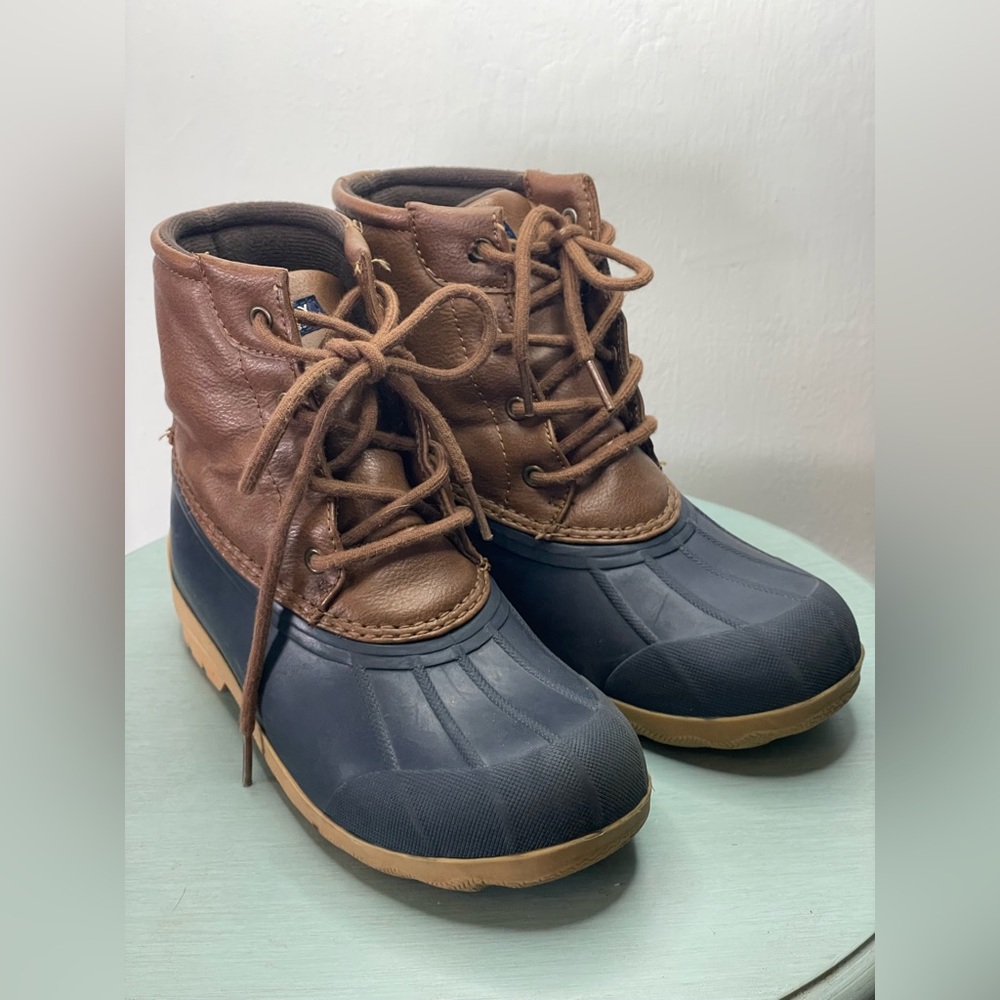 Sperry Port Boot in Brown and Dark Gray - Picture 5 of 5